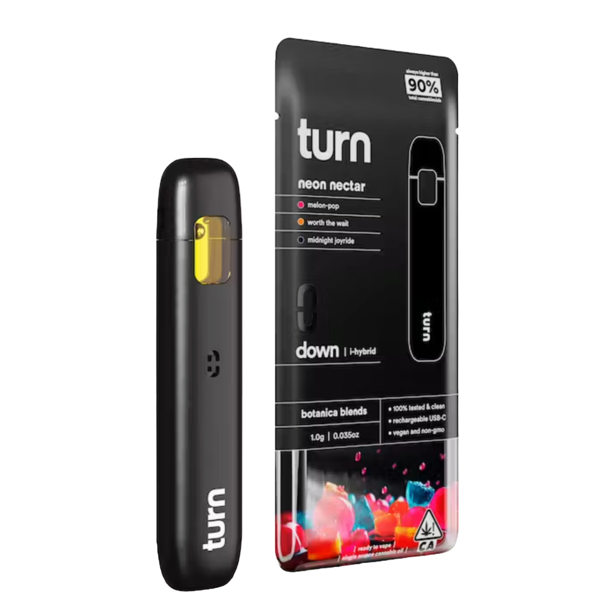 Turn - Down - Neon Nectar  Ready To Use 1000MG