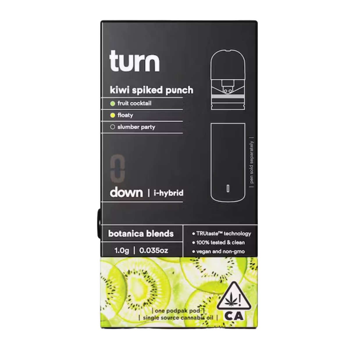 Turn - Down - Kiwi Spiked Punch 1000MG